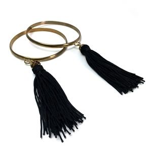 Vintage burlesque bangles w tassel